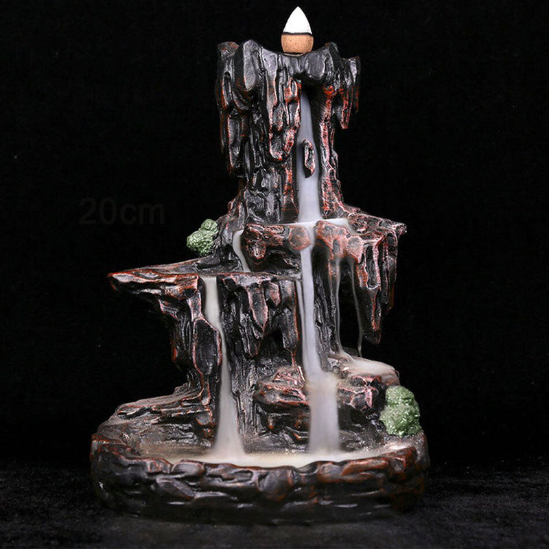 Rocky Mountain Waterfall Incense Burner