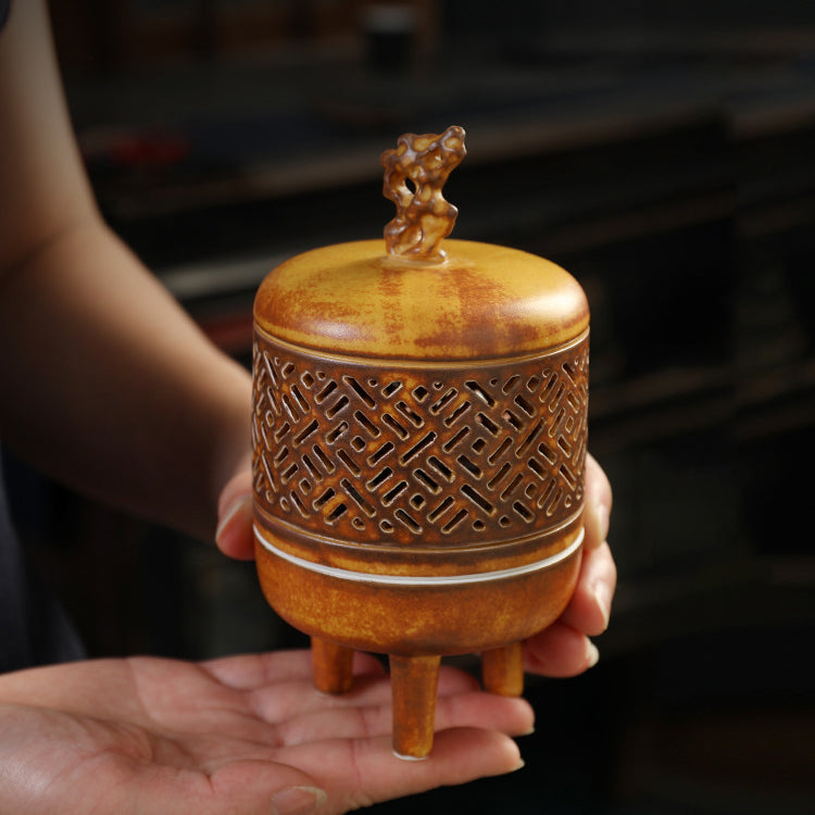 Ceramic incense burner home decoration ornaments