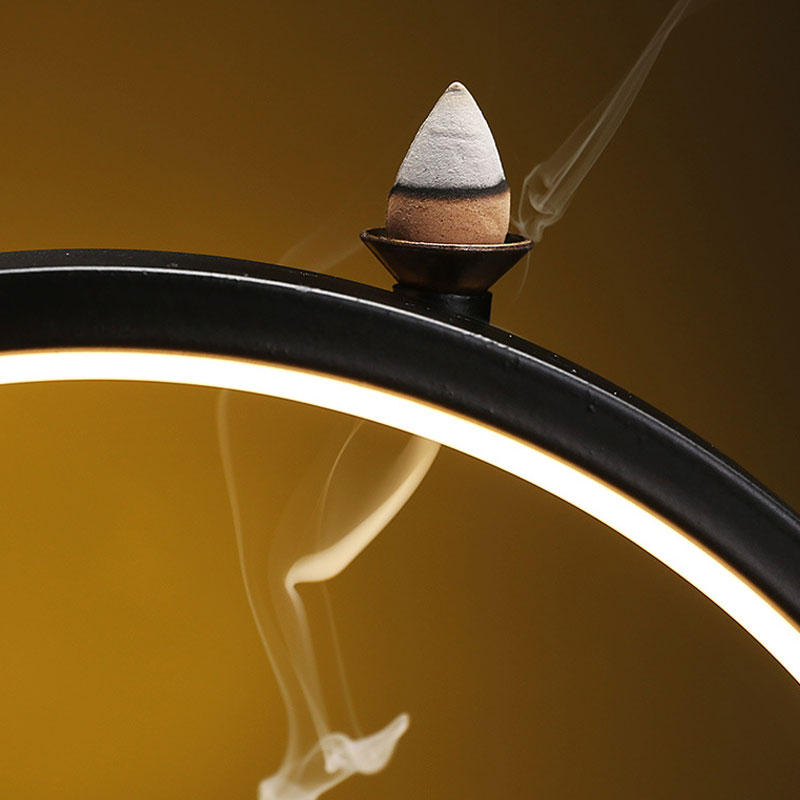 Chinese Dragon Lamp Circle Incense Burner