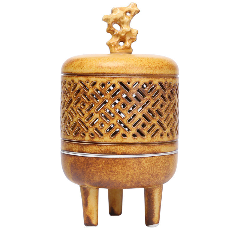 Ceramic incense burner home decoration ornaments