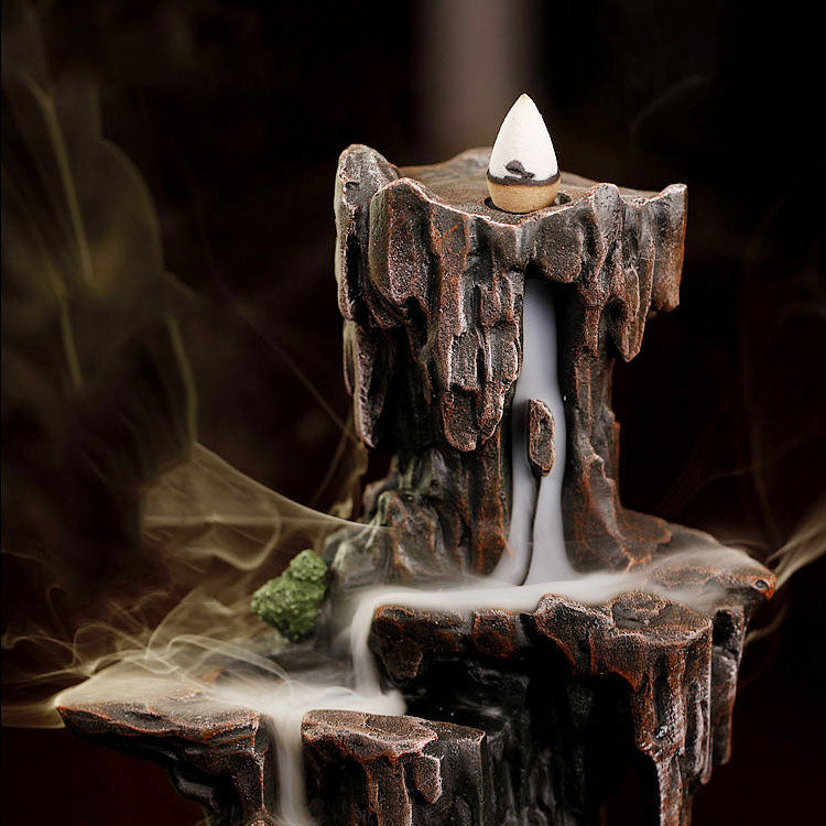 Rocky Mountain Waterfall Incense Burner